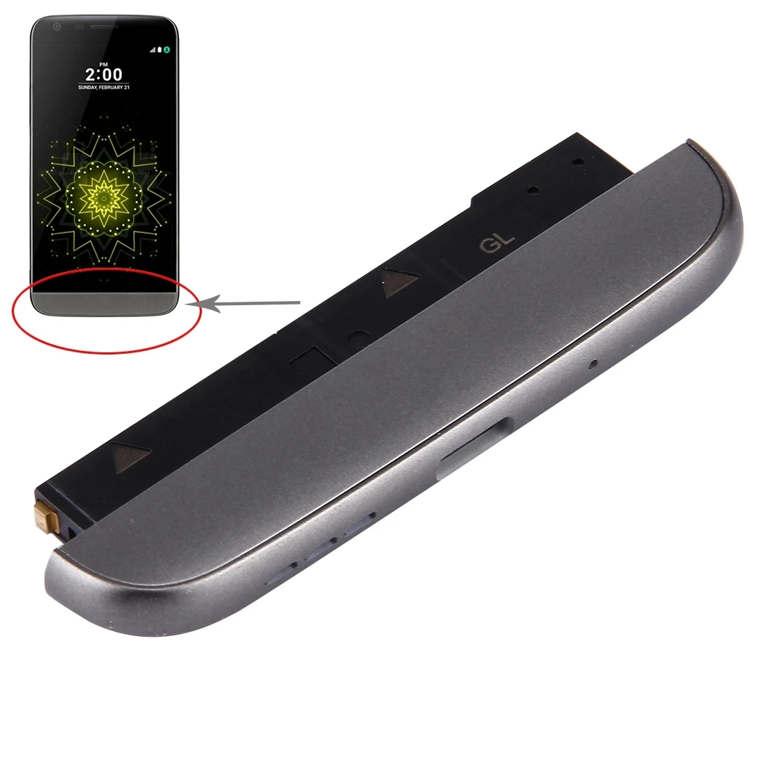 

(Charging Dock + Microphone + Speaker Ringer Buzzer) Module for LG G5 / F700L (KR Version)