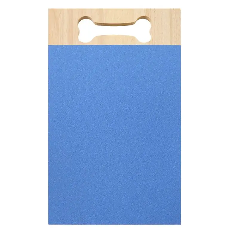 HOT Dog Scratch Pad for Nails with Treat BoxSnack Box Scratch Board for Dog Dog Nail Grinding Trainer for Grind Nails Blue 【SPEC