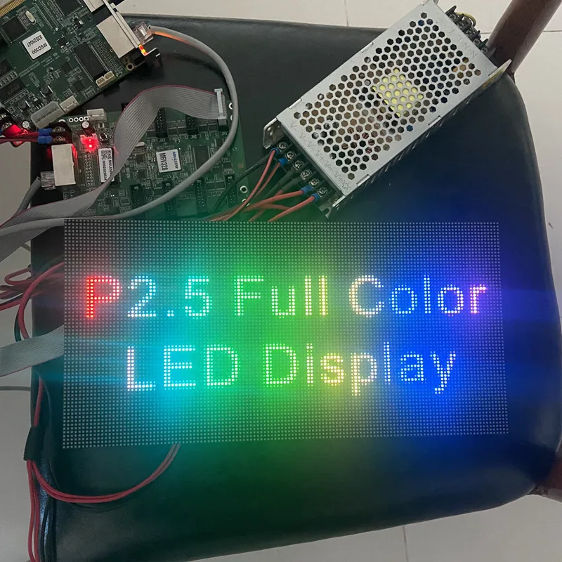 

Indoor RGB P2.5 Full Color LED Display Video Wall Module Board 320*160mm 128*64 Pixels With Hongsheng 2121 LAMP