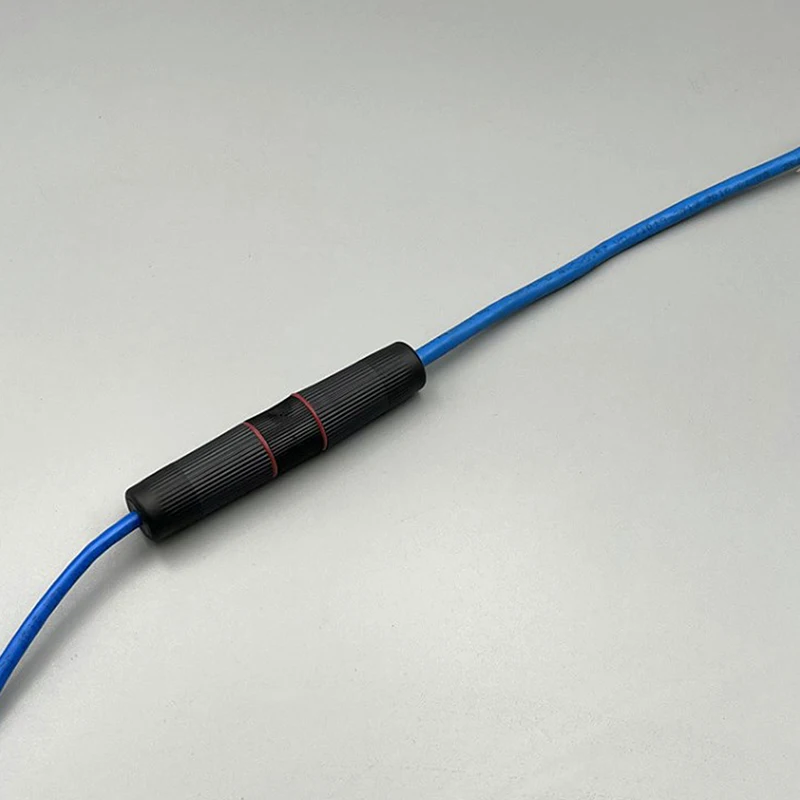 1Pc RJ45 Docking Connector Ethernet Network Straight-through Waterproof IP67 Header Outdoor Broadband Network Cable Extender image 6