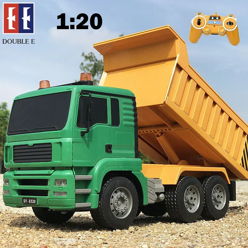 

Double E RC Самосвал E520 1/20 Автомобили Грузовики 2,4G Радиоуправляемый автомобиль Инженерная машина Игрушки для детей Мальчики Дети Взрослые