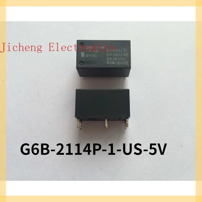 G6B-2114P-1-US-5V Relay 5V 6 Pin Brand New