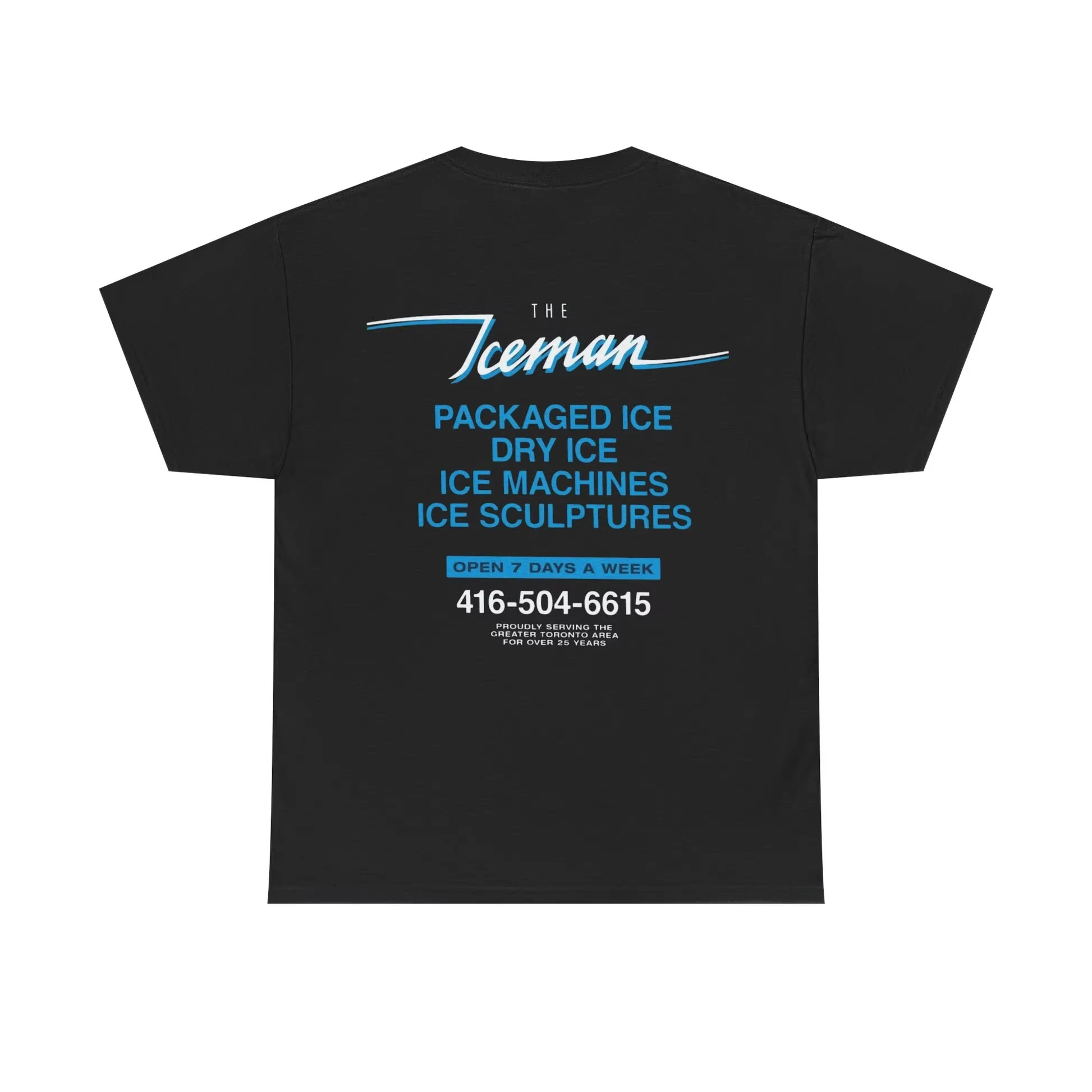 Drake Iceman Merch T-shirt Blue Iceman Black Tee Men's Clothing Women Streetwear Cotton 2026 Summer New Female Male T Shirt