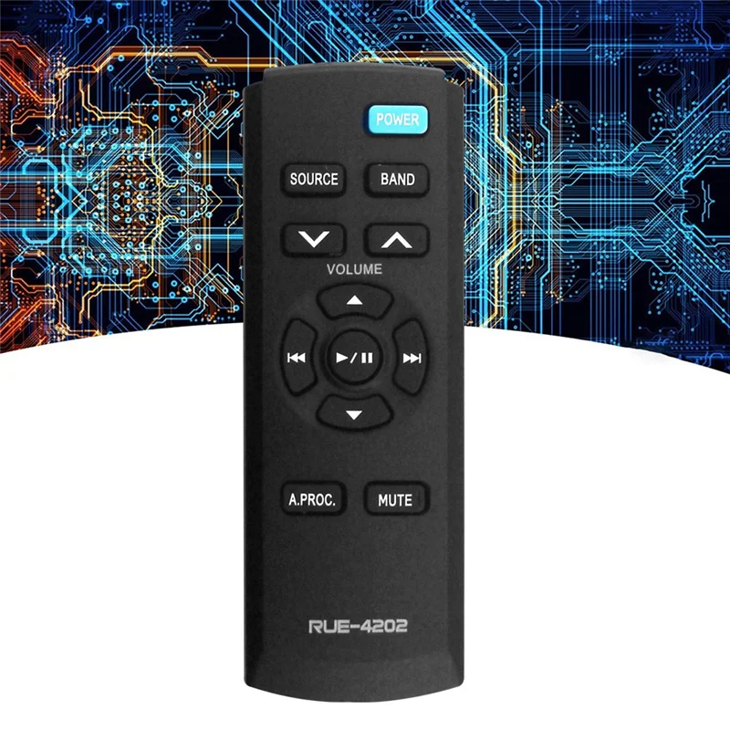 Télécommande de remplacement pour autoradio Alpine, RUE-4202, CDE-HD137BT CDE-HD138BT CDE-HD148BT CDE-164BT CDE141 UTE93DAB CDE-190R