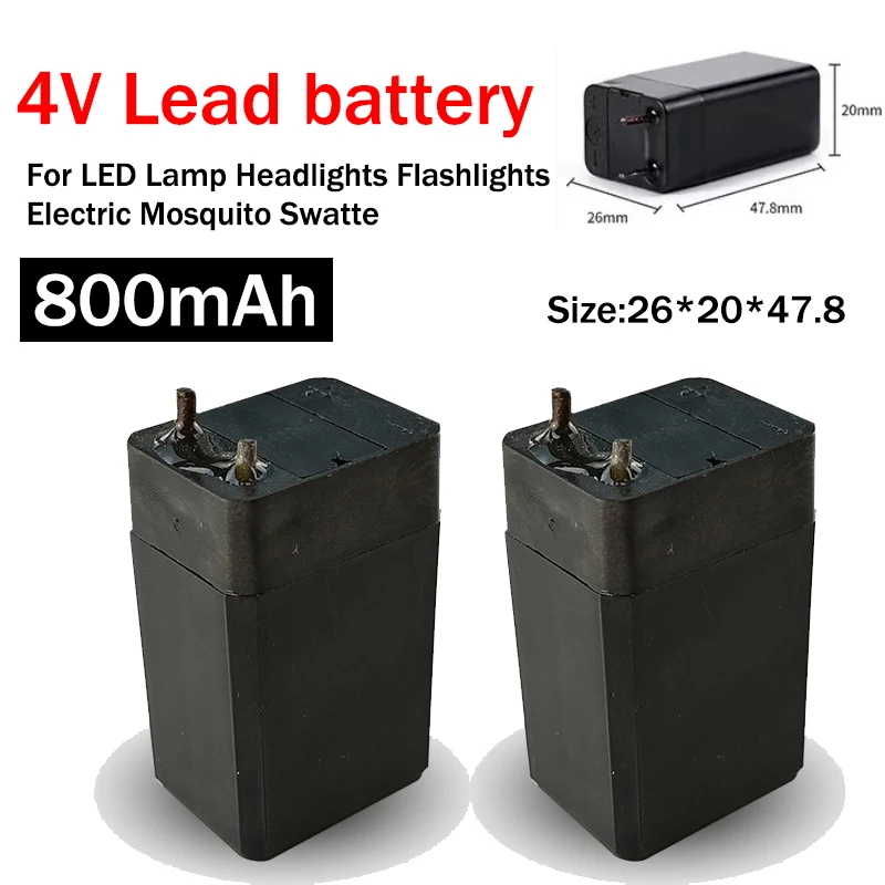 800Mah 4V Lead Acid…