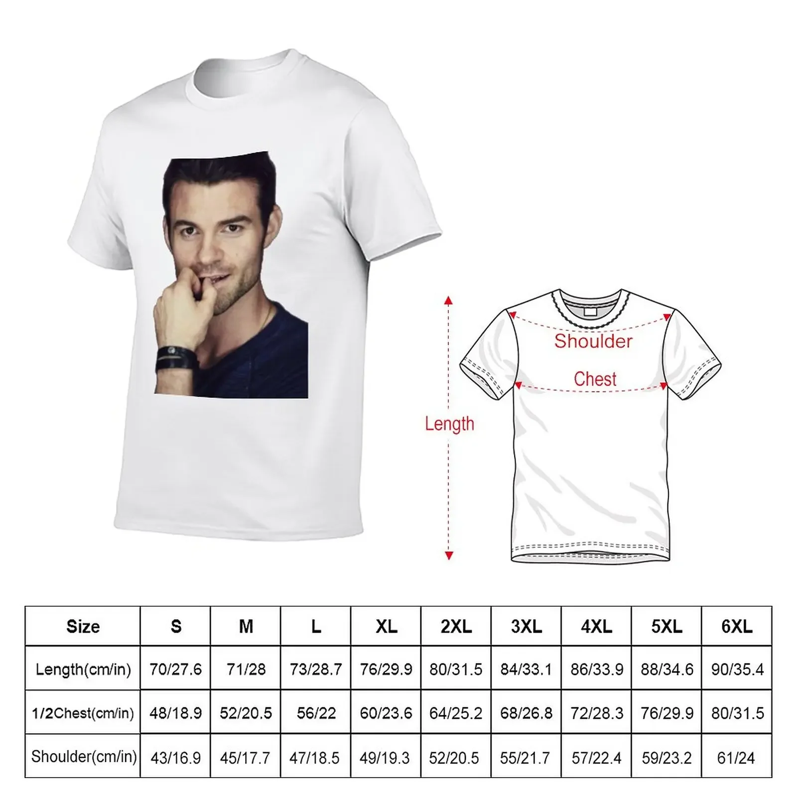 Daniel Gillies | Elijah Mikaelson T-Shirt heavyweights summer tops shirts graphic tees black t-shirts for men