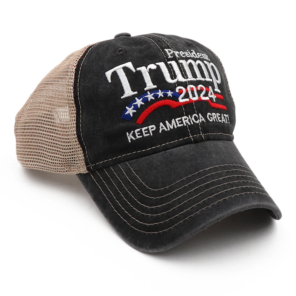 Hot Trump 2024 American Presidential Hat Make America Great Again Hat Donald Trump Republican Adjustable Hat President Hat Cap