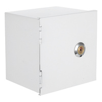 86 Type Waterproof Outlet Box Outdoor Receptacle Cover with Lockable Metal Housing Splash Proof Electric Box for Home Parking