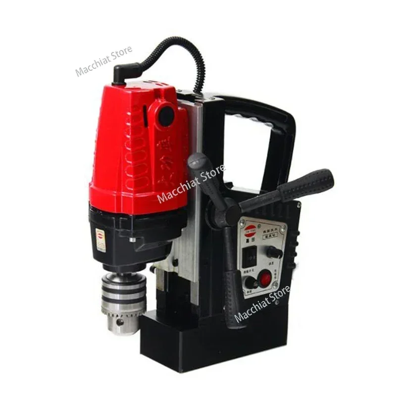 

220V multifunctional magnetic drilling rig, iron suction core portable desktop stepless speed regulation