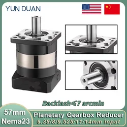 YUN DUAN Nema23 Motor Reducer Planetary Gearbox 57 Motor Gearbox High Precision Gear Speed Reduction Reducer 60mm Servo Reducer