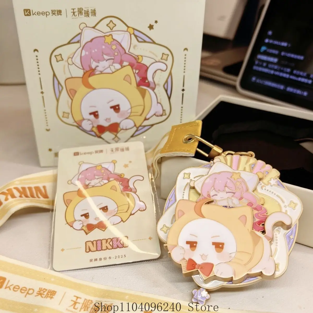 لعبة إنفينيتي نيكي أنيمي تأثيري ميدالية ميدالية تقليد ميدالية تذكارية التميمة طالب ملحق المشجعين هدية #5