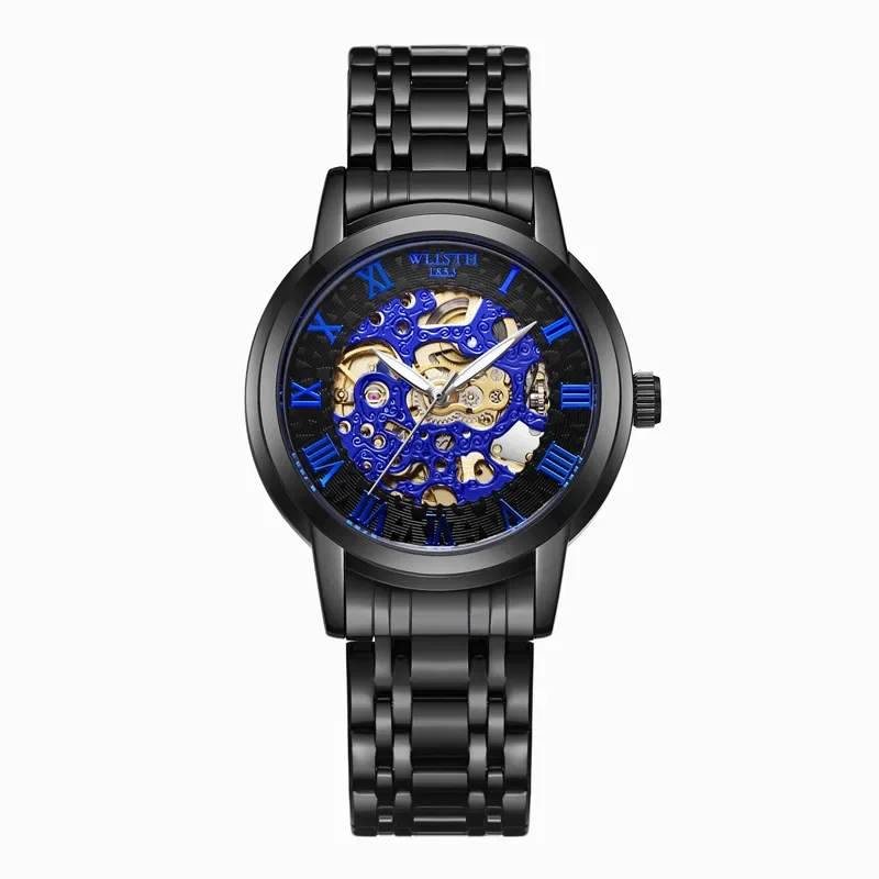 High End Skeleton Hollow Men Automatic Mechanical Watch Luminous Waterproof Business Fashion Popular Male Wrist Watch 2026 New