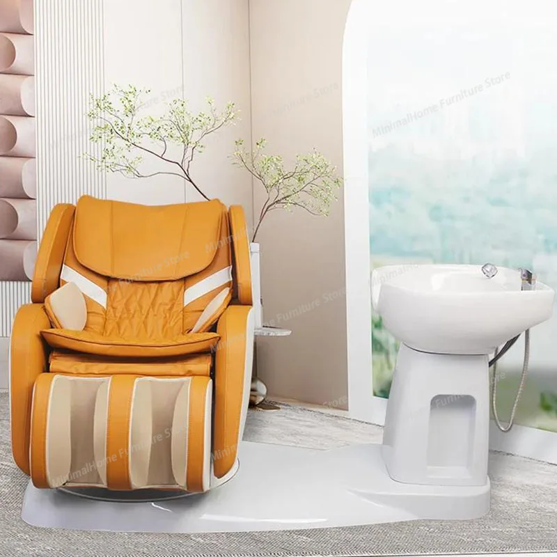 Individual Comfortable Durable Washing Chair Aesthetics Chair Salon Wash Hair Bed Hairdressing Adult Cama Champú Salon Furniture