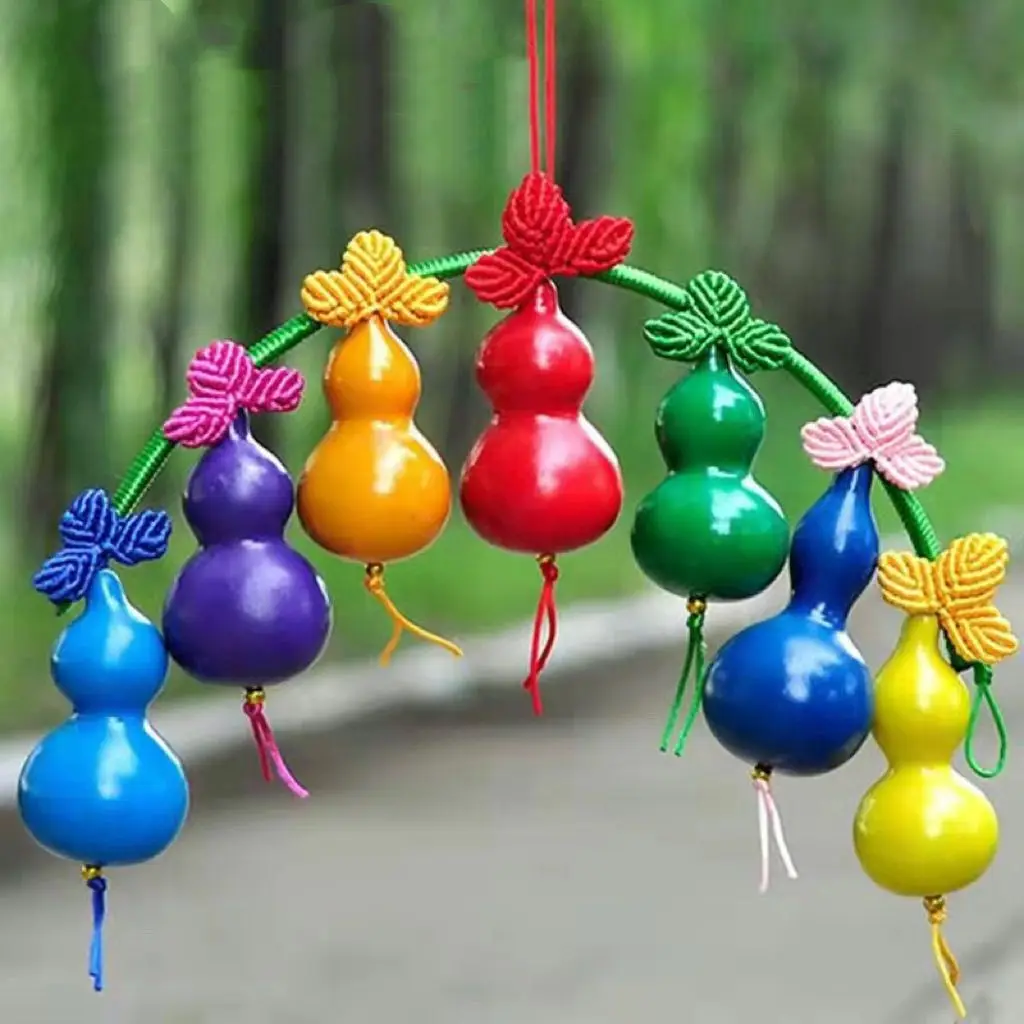 Wooden Gourd Pendan… - image