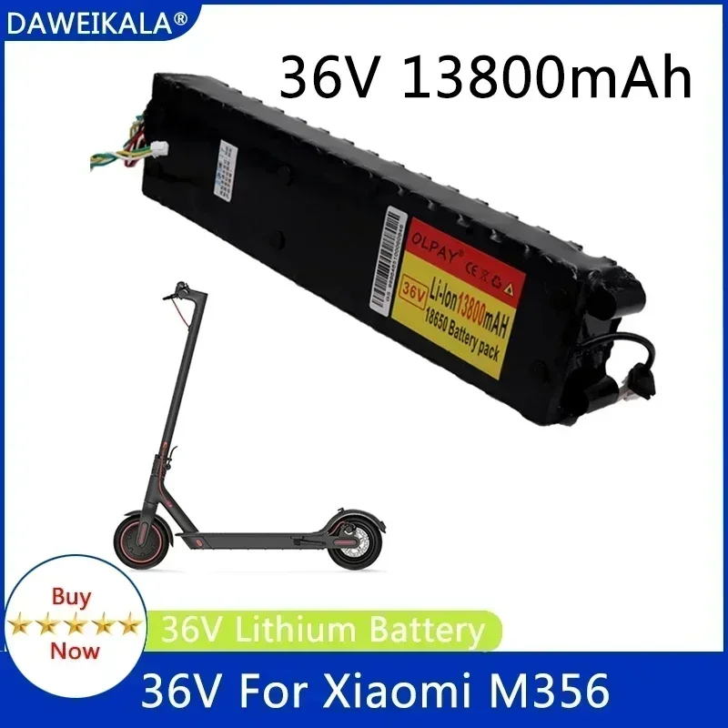 

100% Original 36V 18650 battery Pack For M356 M356 Pro Special Battery pack 36V battery 13800mAh bike Riding 65km