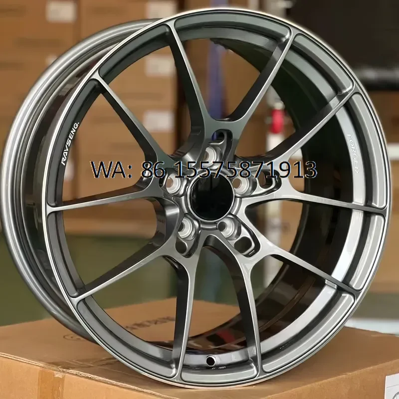 1 Piece 13-19 Inch Forged Multi Spoke Alloy Rims Silver Finish Universal Fitment 4 5 Holes Wholesale for Silverado