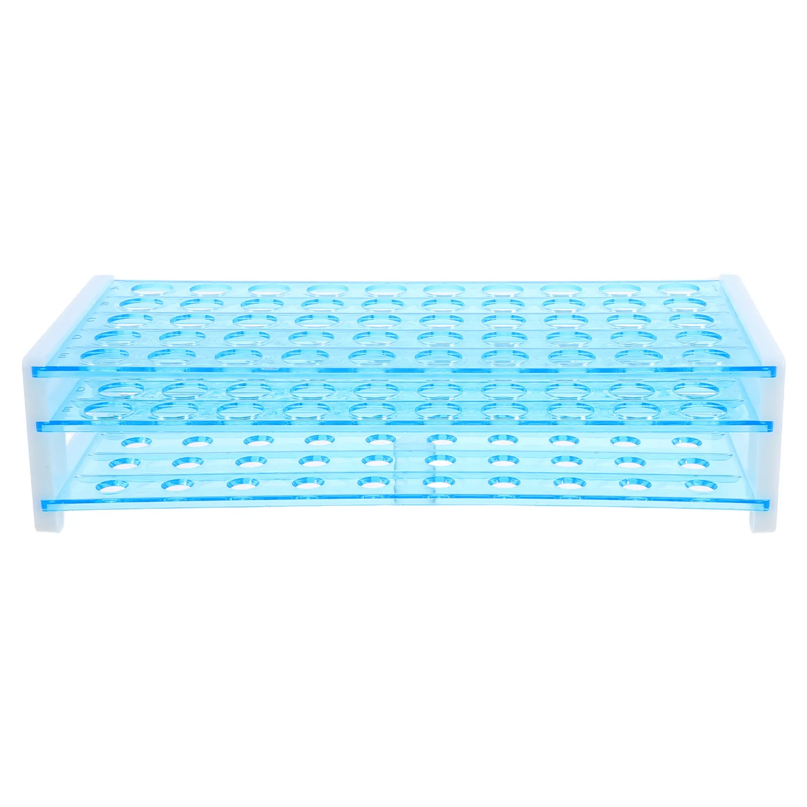 

3 Layers 50 Vents 15Mm Plastic Test Tube Rack Lightweight Detachable Laboratory Supplies School Stand Holder For Tubes