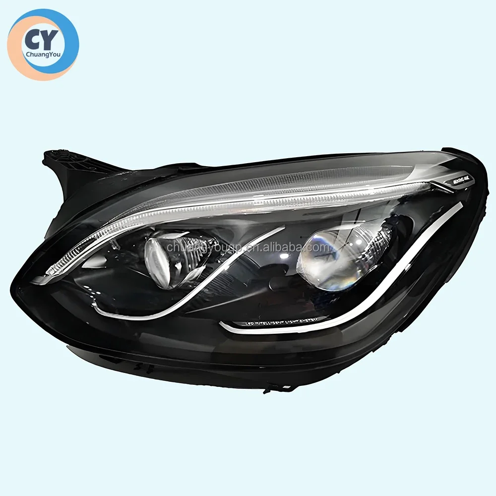 

For Mercedes-benz SLC R172 Original Headlight 2016 2017 2018 2019 2020 SLK Headlamp SLC43 200 300 260 AMG SLC55 Geometric Light