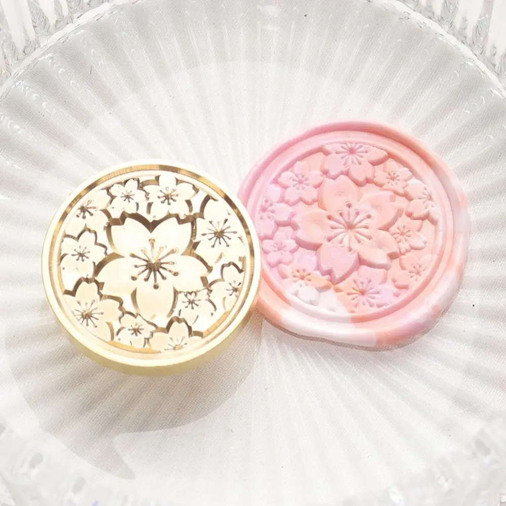 

Dreamy Wedding Flower DIY Envelope Albums Hand Account Fire Paint Seal Stamp Embossed Stamp Scrapbook Decoration Wax Seal Stamp