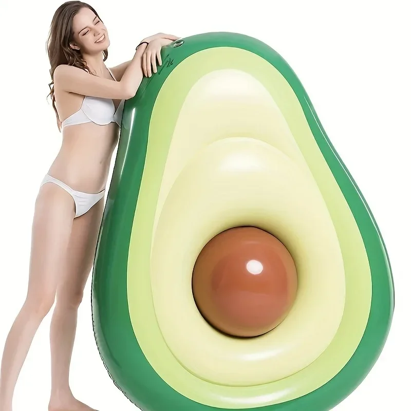 PVC Avocado Inflatable Floating Lounger Swim Ring For Adult Swimming Pool Beach Summer Outdoor Water Relax Floating Application