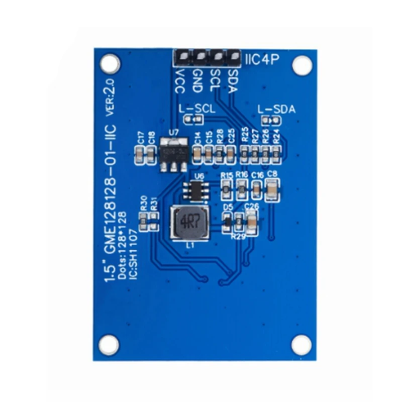 Módulo de tela escudo OLED para Arduino, produto de alta qualidade, Raspberry Pi, STM32, 1.5 Polegada, 128x128