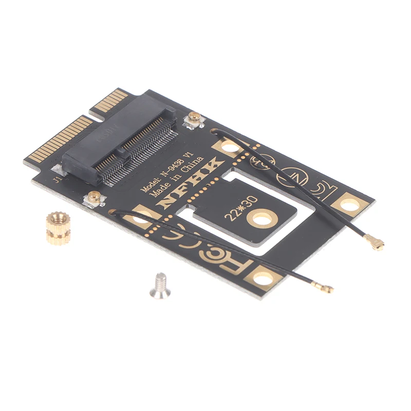 Адаптер M.2 NGFF на Mini PCI-E (PCIe + USB) для M.2 Wifi Bluetooth плата Wireless Wlan Card Intel AX200 9260 8265 для ноутбука