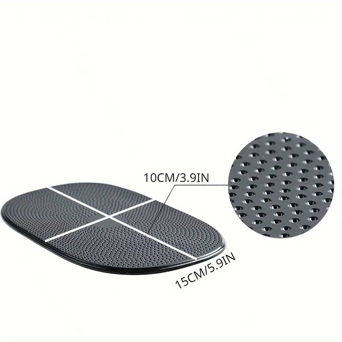 Car Non-Slip Mat Magic Anti-Slip Slide-Proof Pad Dashboard Sticky Dash Adhesive Cell Phone Mobile Holder Black Silicone Mat 2025