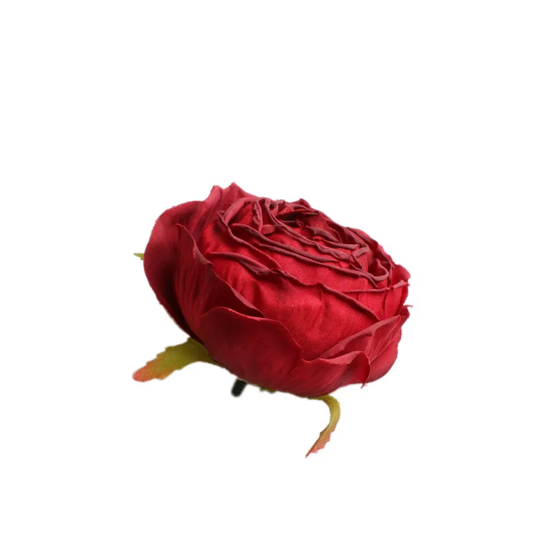 50pc 14Color 7CM Artificial Silk Fabric Peony Bud Flower Head For DIY Wedding Wall Bouquet Party Home Decoration Hat Accessories