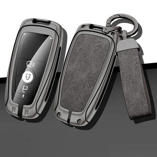 아연 합금 가죽 자동차 원격 키 케이스 커버 보호대, 포드 랩터 F150 익스플로러 머스탱 퓨전 이스케이프 F250 F350 F450 랩터  Best5