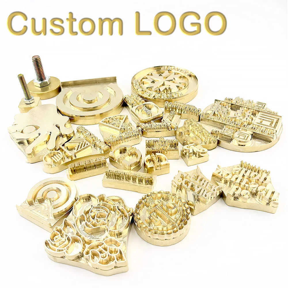 Customized Brass Stamp Iron Mold Personalized Seals Custom LOGO Emboss Electric Iron Cake Wood Burger Branding Foil Hot Stamping
