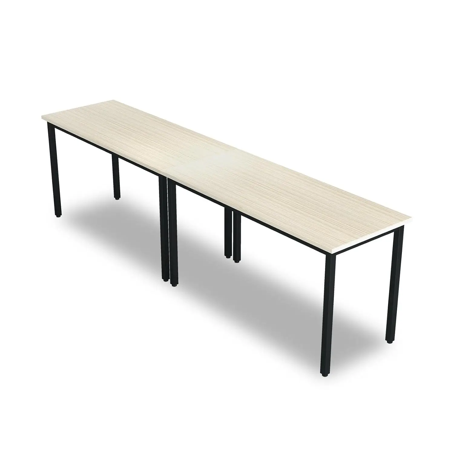 Conference Table 9ft Office Desk Meeting Study Podcast 4-8 People Rustic 2PCS 110.2