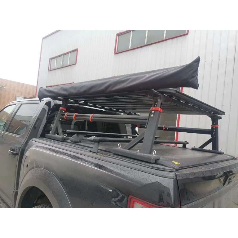 Lightweight Aluminium Roof Rack Durable 4X4 Offroad Pickup Multifunctional Roll Cage With Brackets