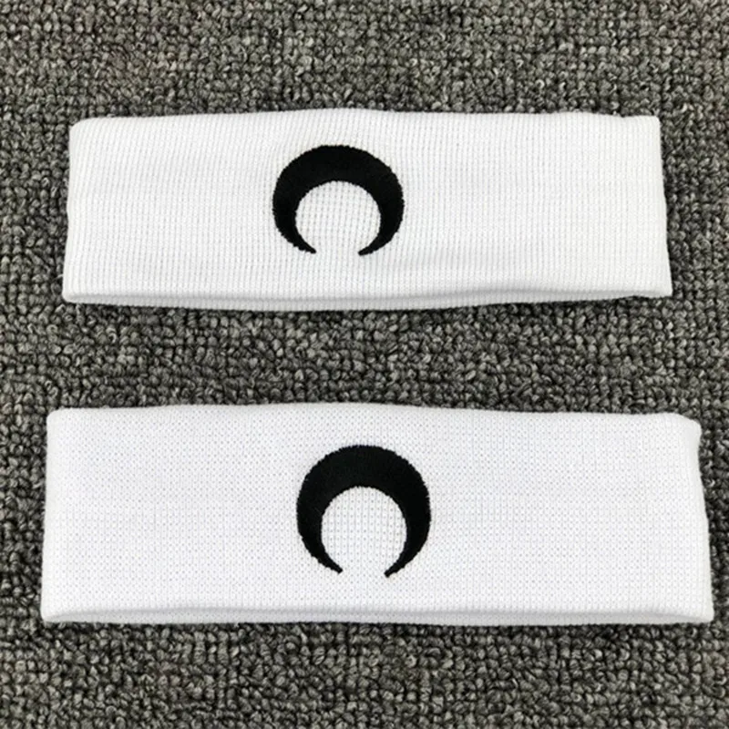 Korean and Japanese New Jennie Kim Beautiful Girl Moon Embroidery Headband Sweet and Cute Bunch Hair Wash Face Headband Trendy