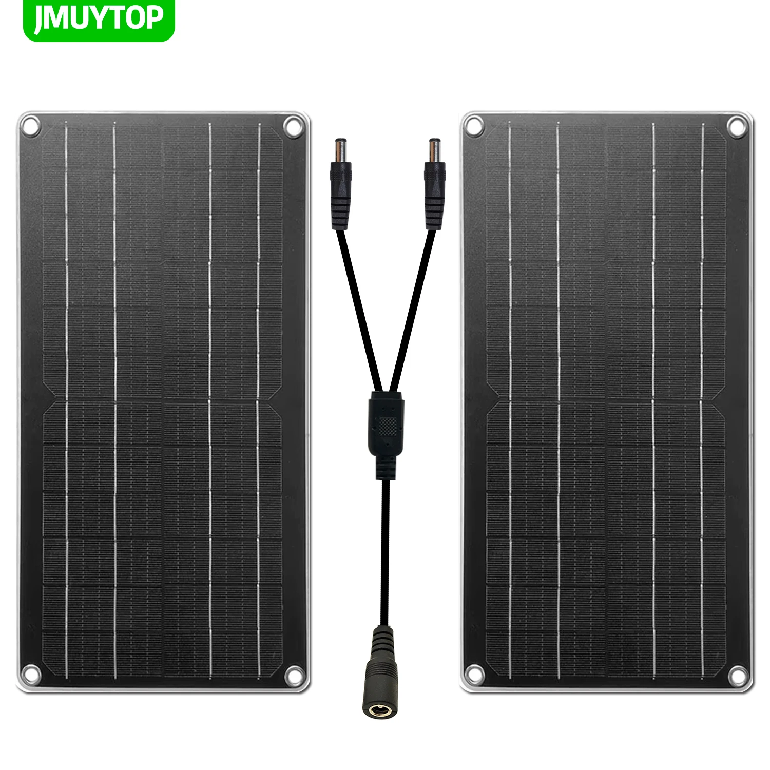 JMUYTOP DIY 20W-1000W 12V Solar panels 12 volt stabilizat for Car Battery Solar power Battery panel Maintainer for Car Truck RV