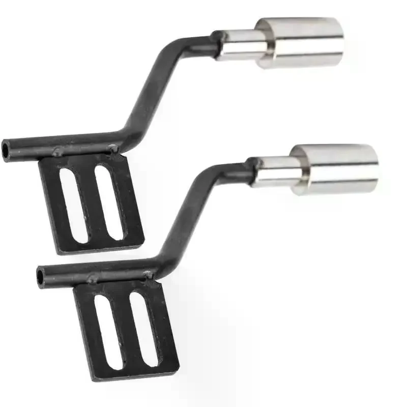 Decorate Crawlers! 1 Pair Exhaust Pipe Accessories Metal RC Car Simulation Decoration, For Scx10 For Trx4 1/10 RC Car