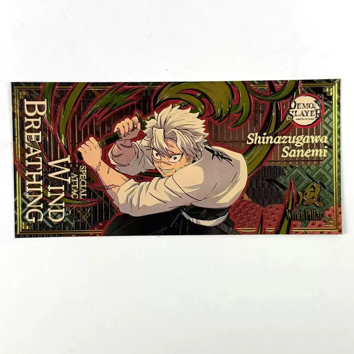 Bandai 9 Types Hot Sale Demons Slayers Banknote Anime Gold Banknote in 24k Gold Plated For Collection