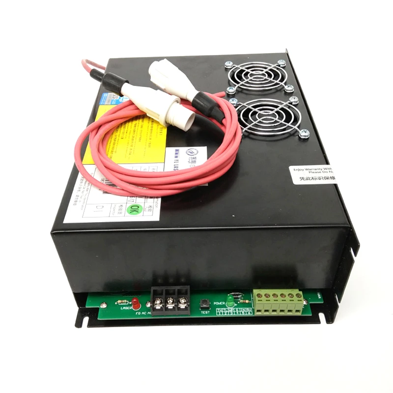 80W /100W Laser Power Supply YL-U1 Power Source For 80w 100w Yongli A2S A4S 10600 CO2 Laser Glass Tube