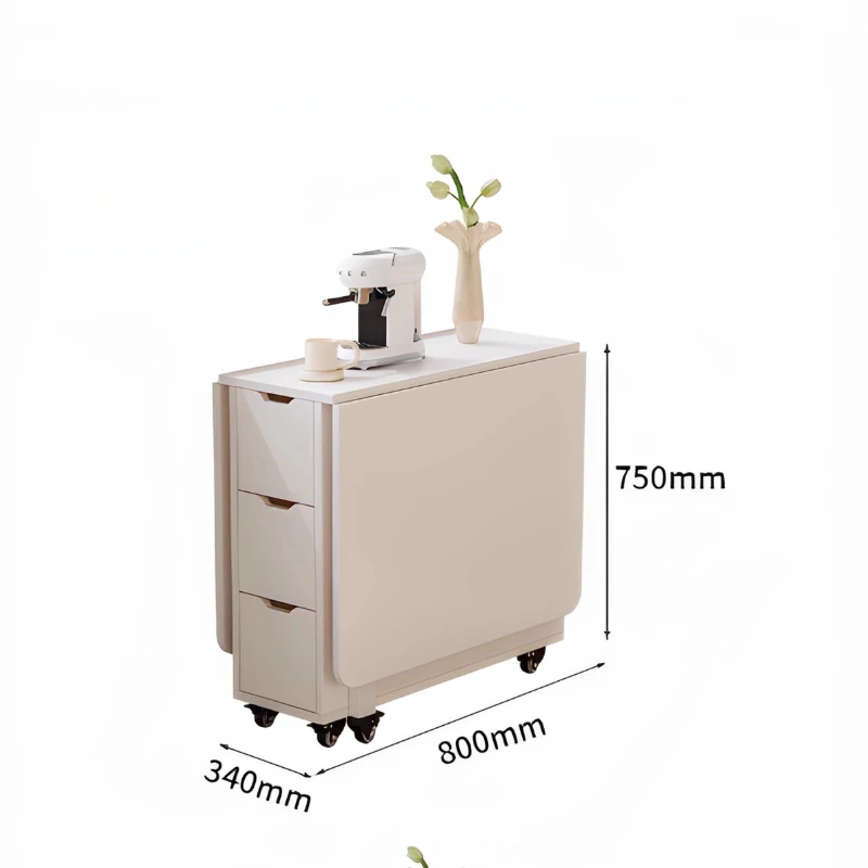 Mesa de jantar à prova d'água para apartamento, design nórdico branco, família, mesa de jantar multifuncional dobrável, móveis Tavoli Da Pranzo