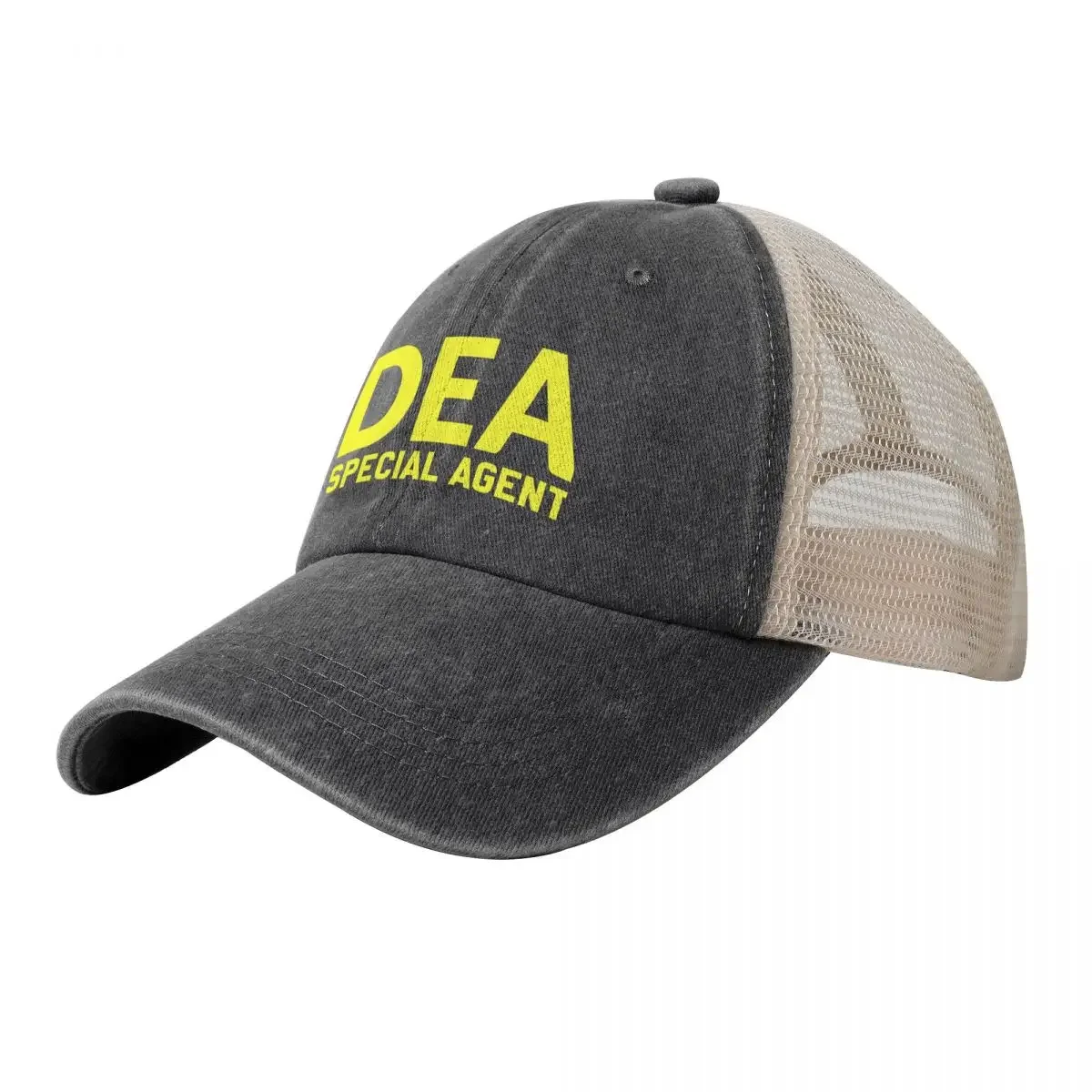 

DEA Special Agent, Narcotics Special Agent. Cowboy Mesh Baseball Cap Vintage Rugby summer hat Golf Hats For Women Men's