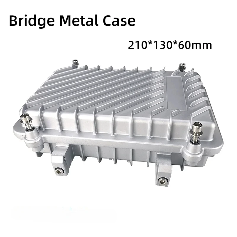 

Outdoor Wireless AP Bridge Metal Shell Amplifier IP66 Waterproof Box Metal Housing WiFi Die Casting Aluminum Equipment Shell