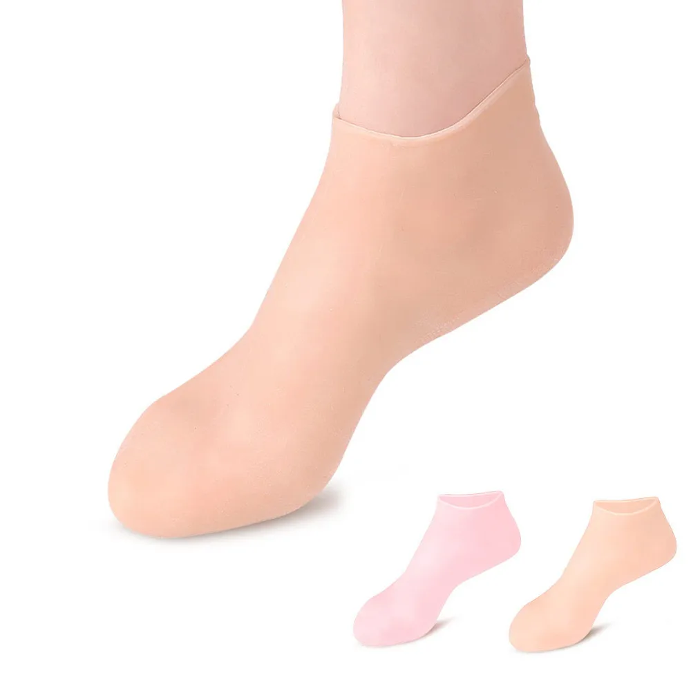 

2Pcs Feet Care Socks Moisturizing Gel Heel Thin Socks Foot Skin Care Protectors Foot Care Tool Cracked Foot Skin Care