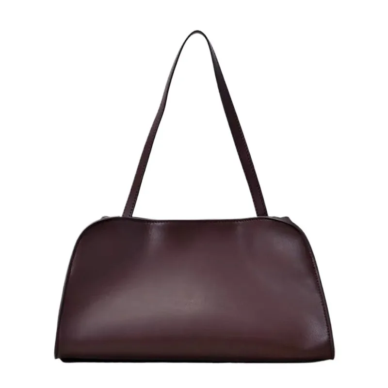 

Designer Luxury Shoulder Bag Women High Quality Soft Faux Leather Minimalist Handbag New Trend Casual Elegant Exquisite Clutch