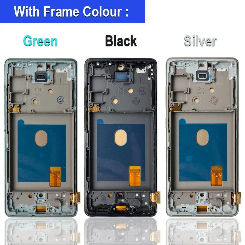 Super AMOLED LCD For Samsung S20 FE LCD Screen Touch Digitizer Assembly For Samsung S20 FE 5G LCD G870 G781 S20 Lite LCD Display