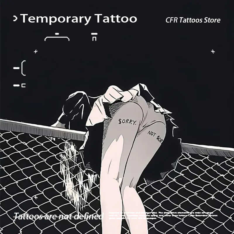 $ORRY. NOT.$ORRY Herbal Juice Tattoo Stickers Temporary Tattoos Fake Tatto Cool Stuff Gift Charm Bodyart Must Tattoo Woman Cheap