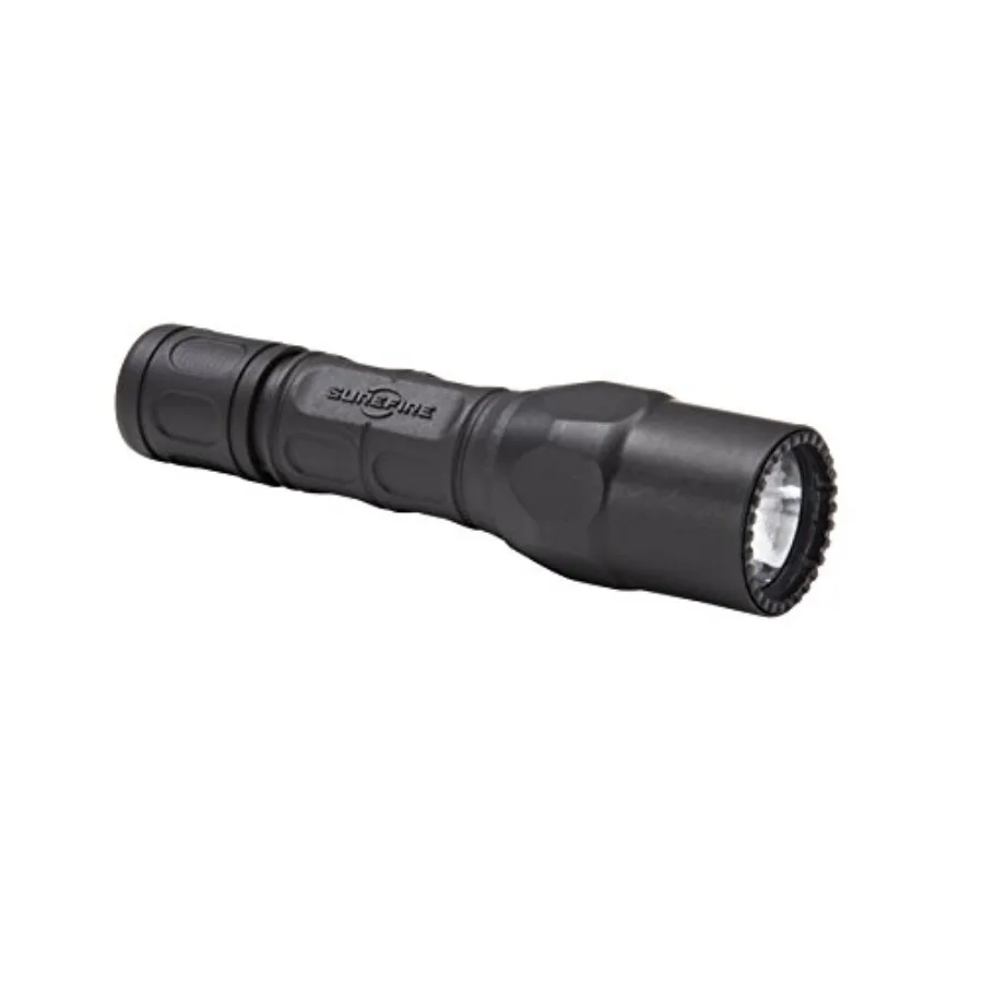 G2X Pro DualOutput LED Flashlight with Click Switch in Black for Outdoor Camping Emergency Survival and Indoor Home Use with Hi