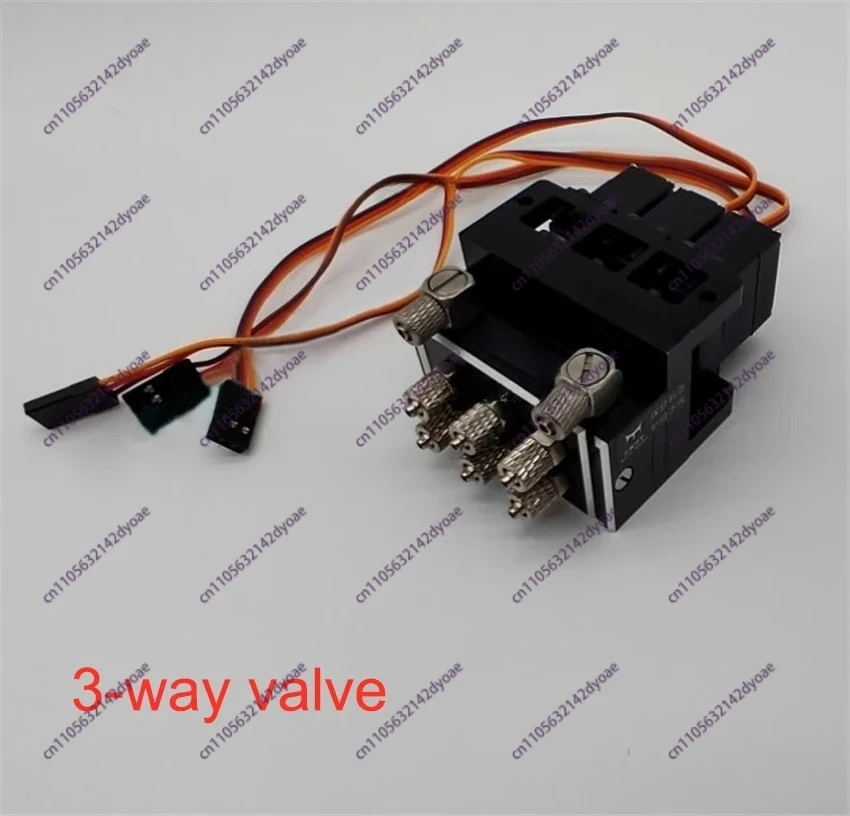 RC Model Hydraulic Valve 3-way Hydraulic Directional Valve Excavator Steering Forklift Control