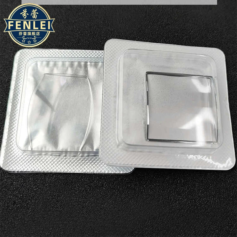 ساعة كريستال زجاج معدني لفرانك مولر FM-6000H 900QZ 950QZ 2852 5002 5850 7880 8880 1200 V45 مربع أزرق AR ساعة أجزاء