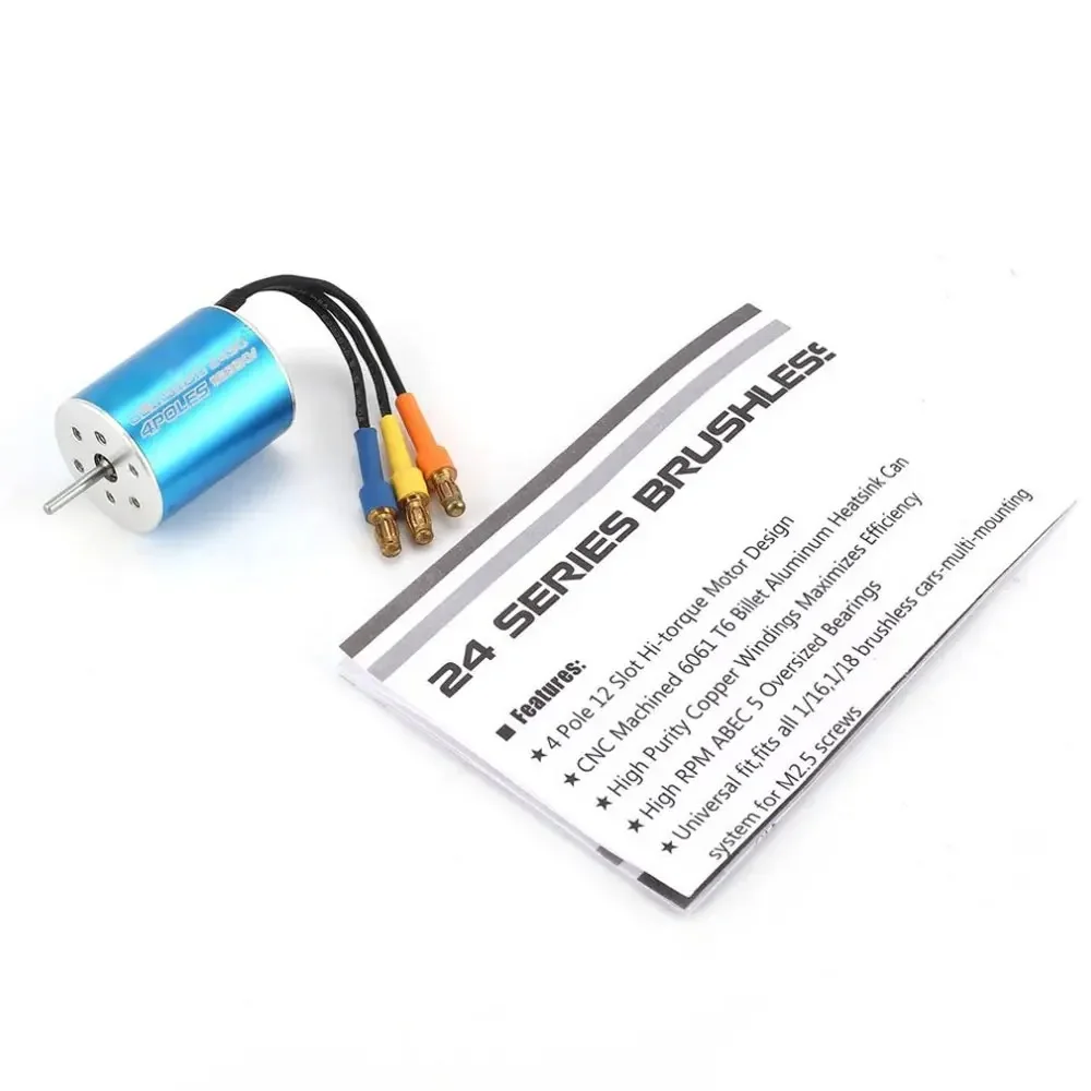SURPASS HOBBY 2430 2435 2440 2445 Silnik bezszczotkowy do samochodów terenowych 1/16 1/18 RC Truck