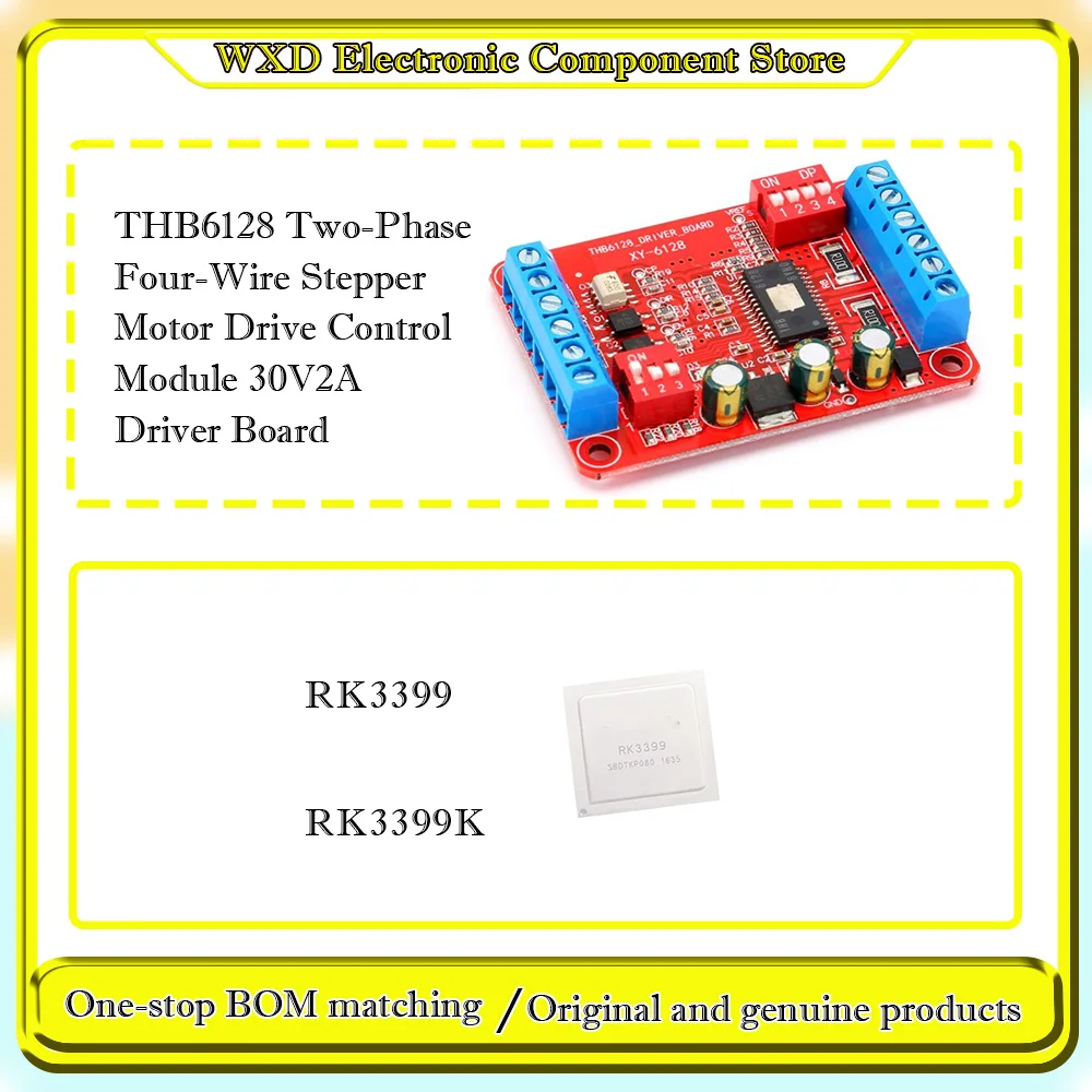 

RK3399 RK3399K THB6128 Two-Phase Four-Wire Stepper Motor Drive Control Module 30V2A