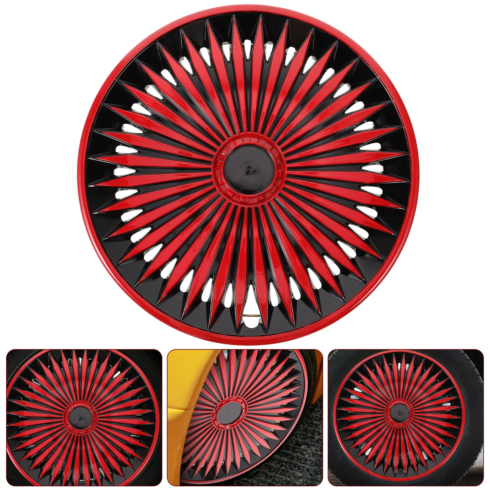 

Automotive Wheel Hub Cover Durable Car Hubcap Stylish Rim Enhancer Quick Fit Vehicle Hub Caps Hubcaps for Cars